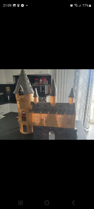 Castello di Harry Potter con personaggi