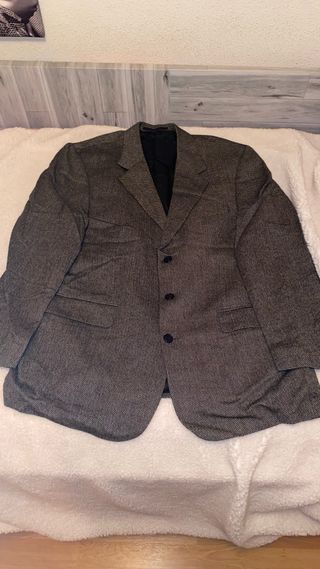 Americana gris hombre