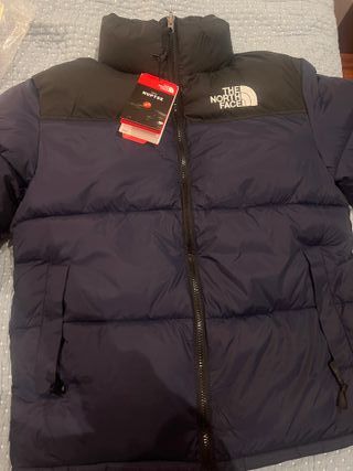 Cazadora The North Face azul y negra 700