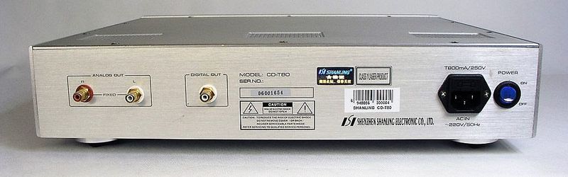 Shanling CD-T80 lector de CD con salida a válvulas afbeelding 3
