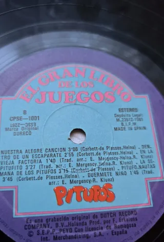 Disco Vinilo El Gran Libro De Los Juegos