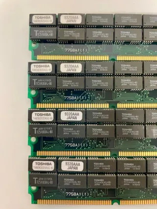 Lote 12 Memorias RAM SIMM 72 Pines