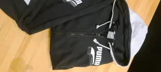 Chándal Puma Talla S Negro y Blanco