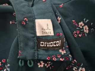 Blusa H&M floral manga comprida