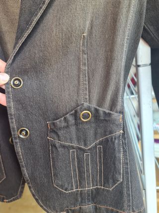 Chaqueta MNG Jeans Marrón