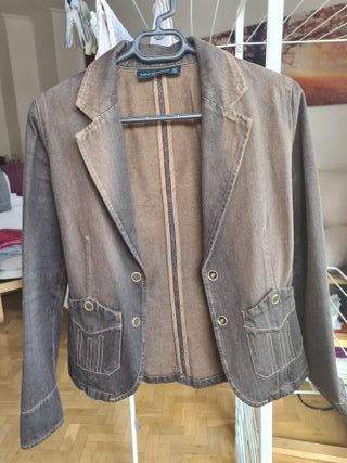 Chaqueta MNG Jeans Marrón