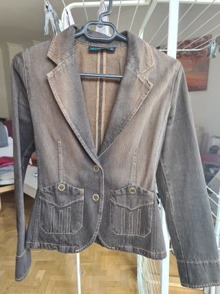 Chaqueta MNG Jeans Marrón