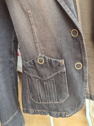 Chaqueta MNG Jeans Marrón