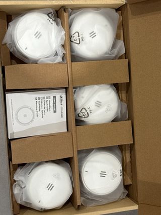 5 Detectores de Humo Autónomos Wisualarm