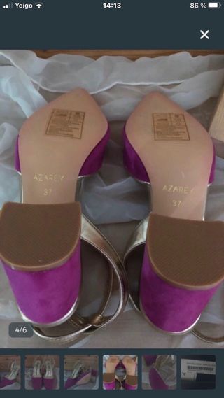 Zapatos Azarey con pulsera