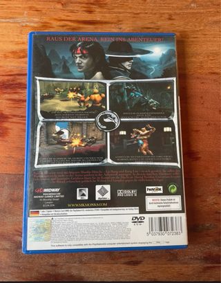 Mortal Kombat Shaolin Monks PS2 ALEMAN