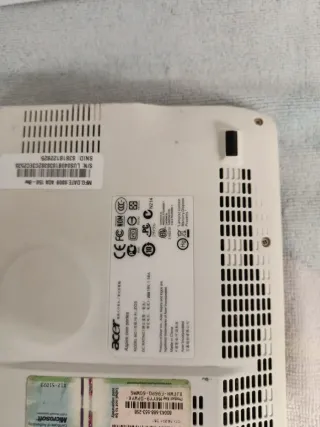 Mini portátil Acer ZG5 para piezas