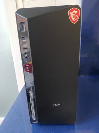 Caja NOX Infinity ATOM + Fuente Cooler Master 500W