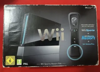 Nintendo Wii Negra + 3 Juegos