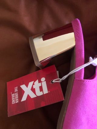 Zapatos destalonados Xti rosa