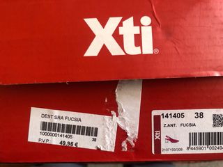 Zapatos destalonados Xti rosa