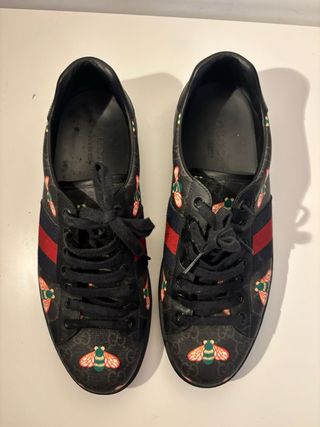 Zapatillas Gucci Ace Bee Print Negras