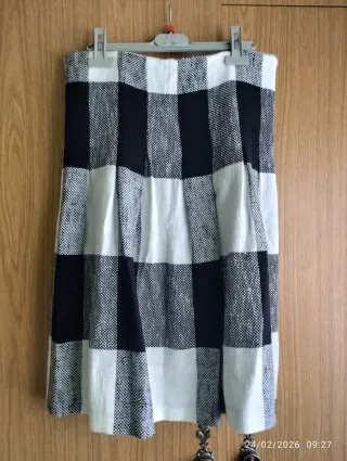 Falda Zara cuadros talla 38