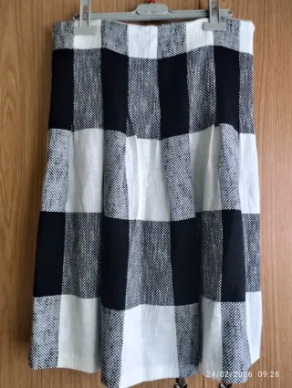 Falda Zara cuadros talla 38