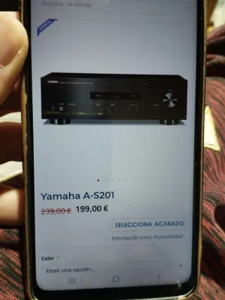 Amplificador Yamaha A-S201