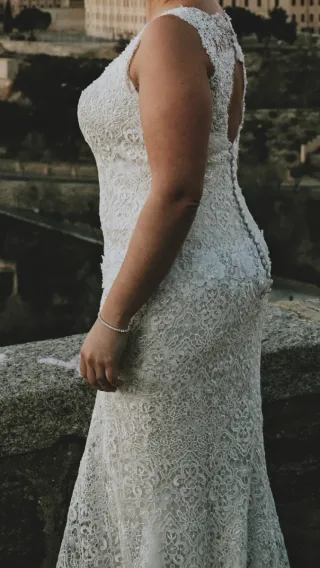 Vestido de Novia Rosa Clará Talla 40