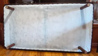 Colchón individual + somier con patas