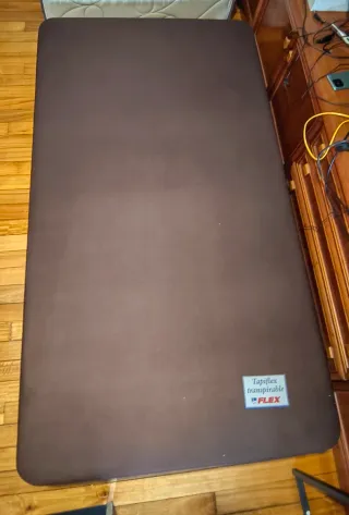 Colchón individual + somier con patas