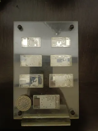 Billetes de Plata maciza de Ley