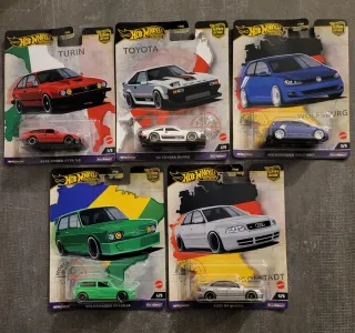Hot Wheels Car Culture Premium - Set 5 Pezzi