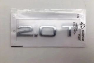 EMBLEMA LATERAL O TRASERO AUDI 2.0T
