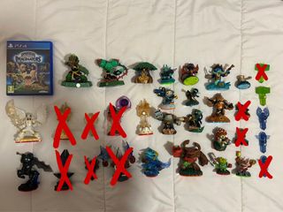 Lote Skylanders Originales PS4