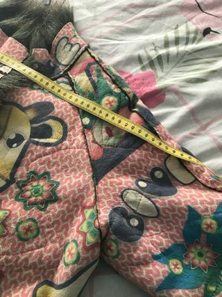 Abrigo Custo reversible estampado animales