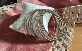 Bracciale in metallo marrone