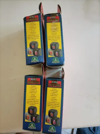 Lotto 4 Blister Robo Monsters Giochi Preziosi
