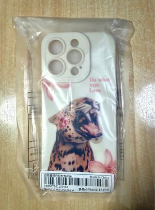 Funda iPhone 15 Pro Leopardo y Flores