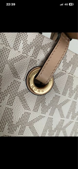 Bolso Tote Michael Kors Beige Mujer