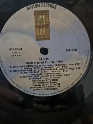 Vinilo Eagles Their Greatest Hits