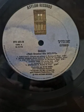 Vinilo Eagles Their Greatest Hits