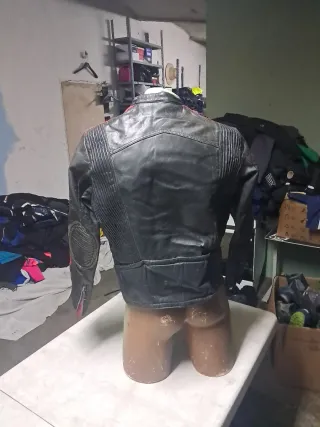 Chaqueta Moto T54 Negra y Roja Talla L