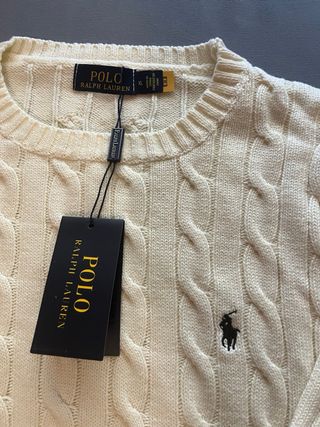 Maglione Polo Ralph Lauren Bianco XL