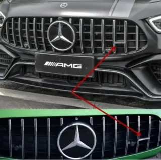 AMG Logo de Calandra Parilla Rejilla de Mercedes