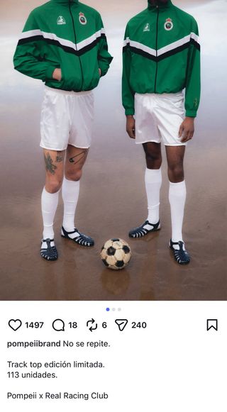 Chaqueta Racing Santander 113 Aniversario/Pompeii