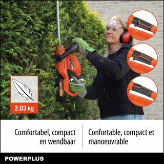 Cortasetos PowerPlus POWDPG7531 20V