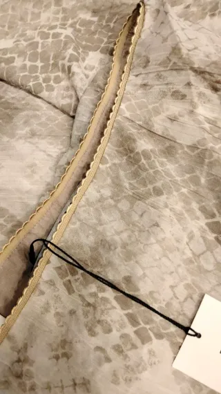 Falda asimétrica volantes serpiente M