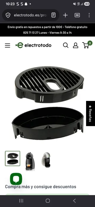 Despiece Dolce Gusto