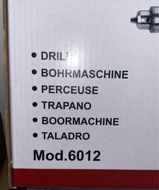 Taladro Eléctrico Rojo