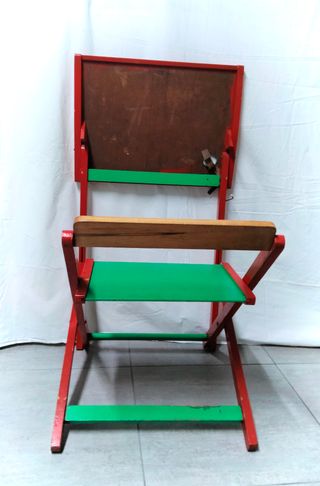 Scrittoio pieghevole vintage anni '60/'70