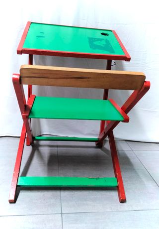 Scrittoio pieghevole vintage anni '60/'70