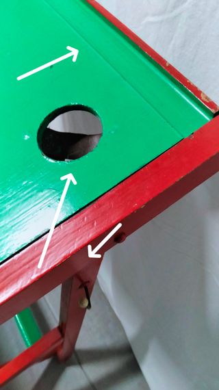 Scrittoio pieghevole vintage anni '60/'70