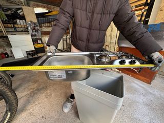 Cocina Camper SMEV 2 fuegos + fregadero